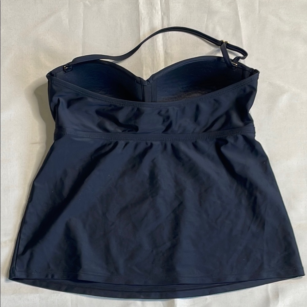 Catalina Twist-Front Bandeau Tankini Top Women's Swimsuit - Picture 8 of 9